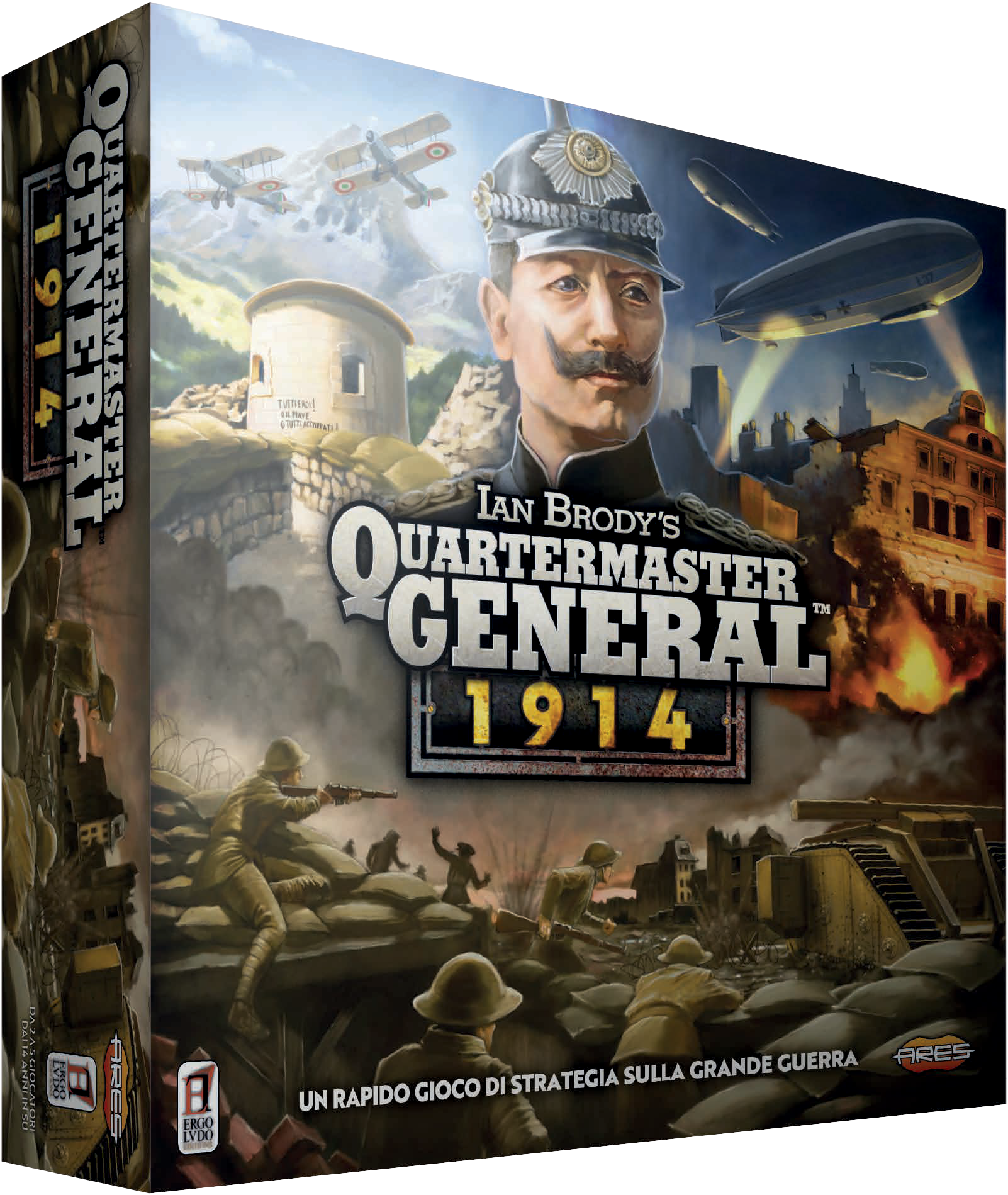 Copertina 3D Quartermaster general 1914 gioco da tavolo