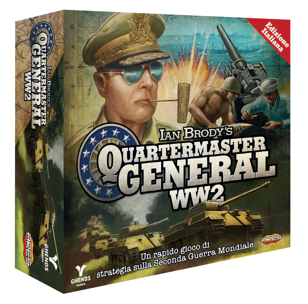 Copertina Quartermaster General WW2 3D gioco da tavolo