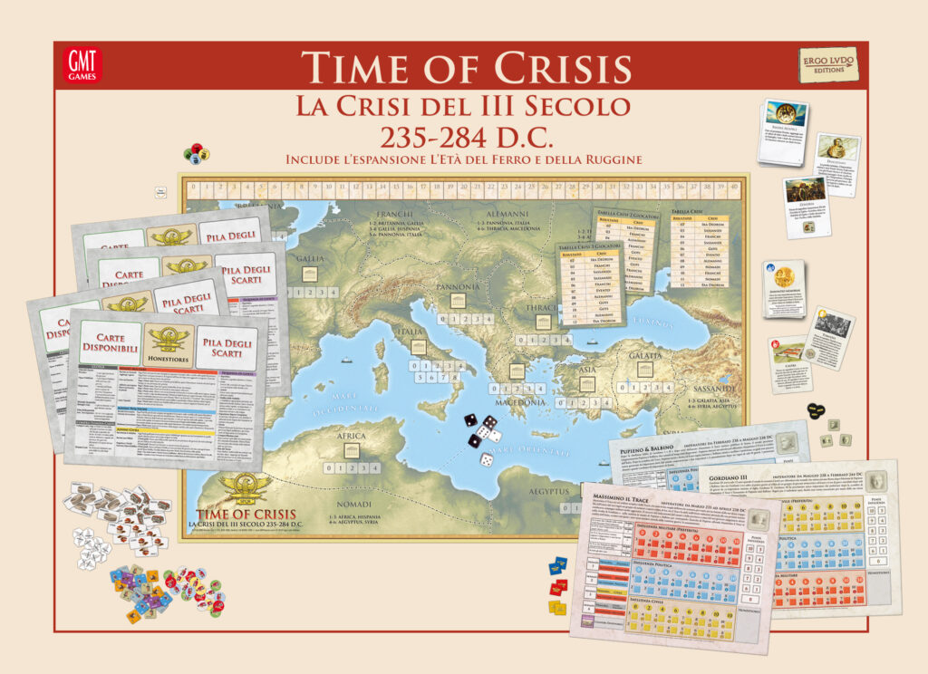 Esploso del gioco da tavolo Time of Crisis